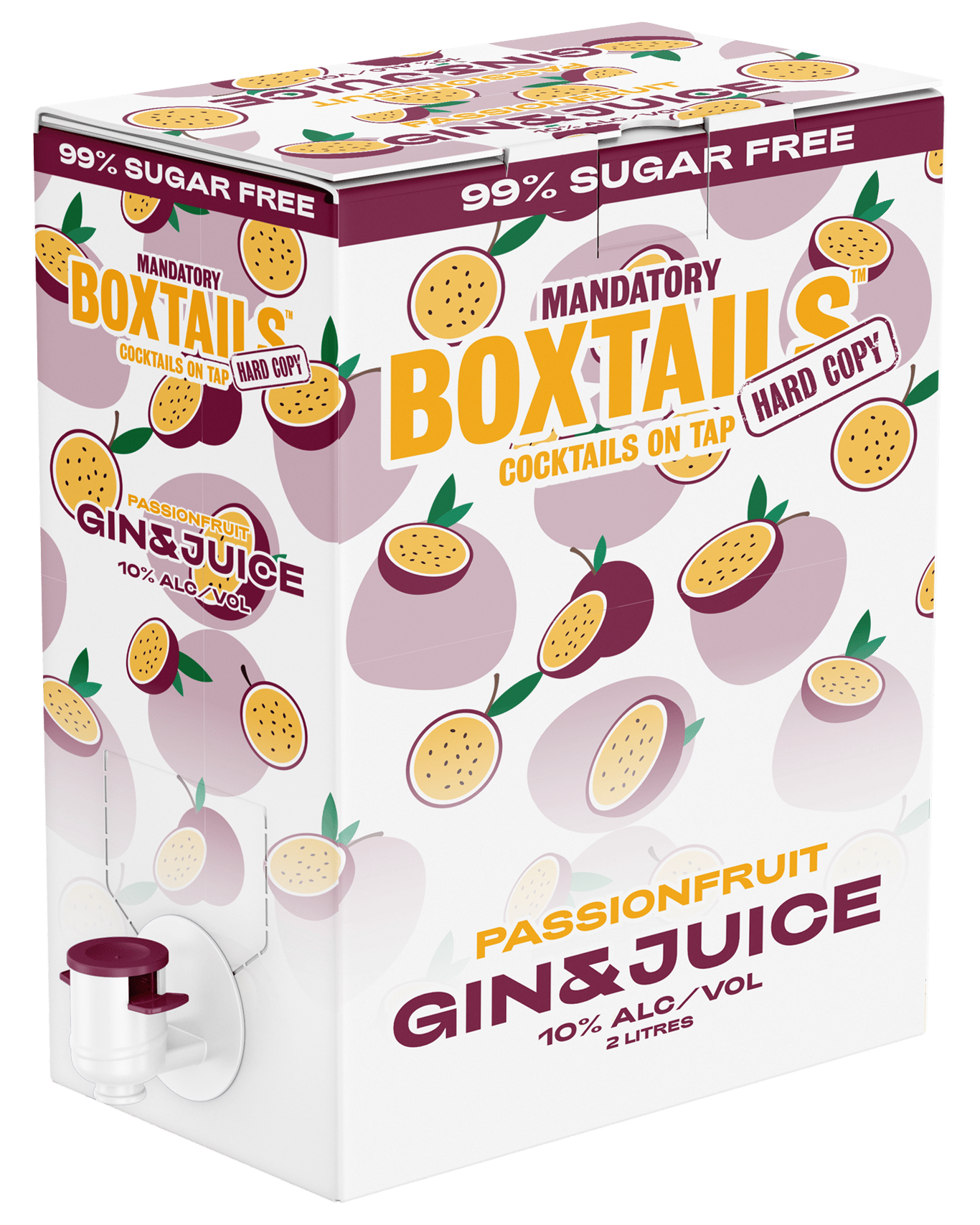 Buy Mandatory Spirit Co Boxtails Passionfruit Gin And Juice 2l Online Lowest Price Guarantee