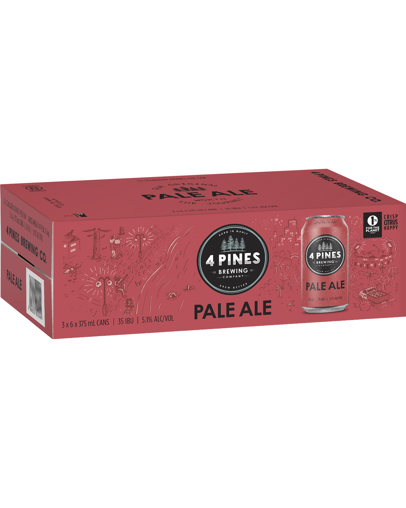 Buy 4 Pines Pale Ale Can 375ml Online (Lowest Price Guarantee) Best