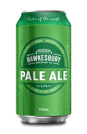  Hawkesbury Brewing Co Pale<br>Ale 375ml Can  375ML The quintessential combination of Citra and Mosaic hops deliver citrus and tropical notes in spades. This sessionable&nbsp; pale ale hits the classic cues of pine and grapefruit over a subtle biscuit malt base with just enough bitterness to promote further enjoyment.