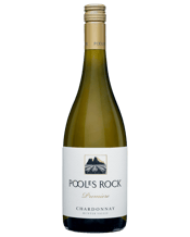  Poole's Rock Chardonnay  750ML Poole's Rock Chardonnay is all about citrus notes and zesty flavour. Light in colour, this delicious Chardonnay delights the palate with green melon, kiwi fruit and lemongrass flavours, with a clean and refreshing aftertaste and finish.