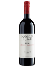  Epic Cabernet Sauvignon  750mL Shows strong varietal cabernet with dark fruits of black current and dark plum with a little black olive edginess.&nbsp; There’s a little sweet fruit in the middle palate balanced with savoury tannins and attractive oak.&nbsp; Has a dry dusty finish perfect for richer red meat dishes.