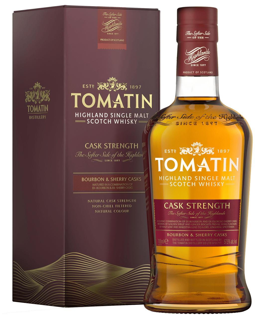 Buy Tomatin Cask Strength Single Malt Whisky 700ml Online (Low Prices ...