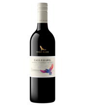  Wolf Blass Eaglehawk Shiraz<br>Merlot Cabernet  750mL Wolf Blass Wines, established in 1966, has grown from a humble tin shed to become one of the world’s most successful and awarded wineries. The essence of Wolf Blass wines is exemplified through the passion of its custodians, past and present as they continue to create wines of quality, character and consistency. A delicious blend of three varieties, with an exotic nose of dark red berries, ripe plums and hints of subtle, spiced oak. The palate is medium-bodied with juicy fruit flavours of raspbe