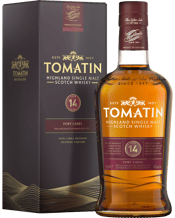  The 14-Year-Old single malt whisky is matured in a combination of Bourbon barrels and Port casks. 
 
