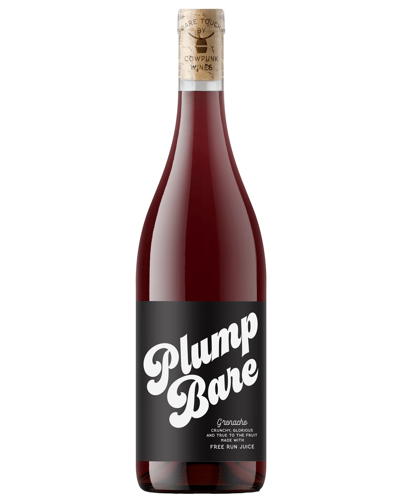 A bottle of the Plump Bare Grenache