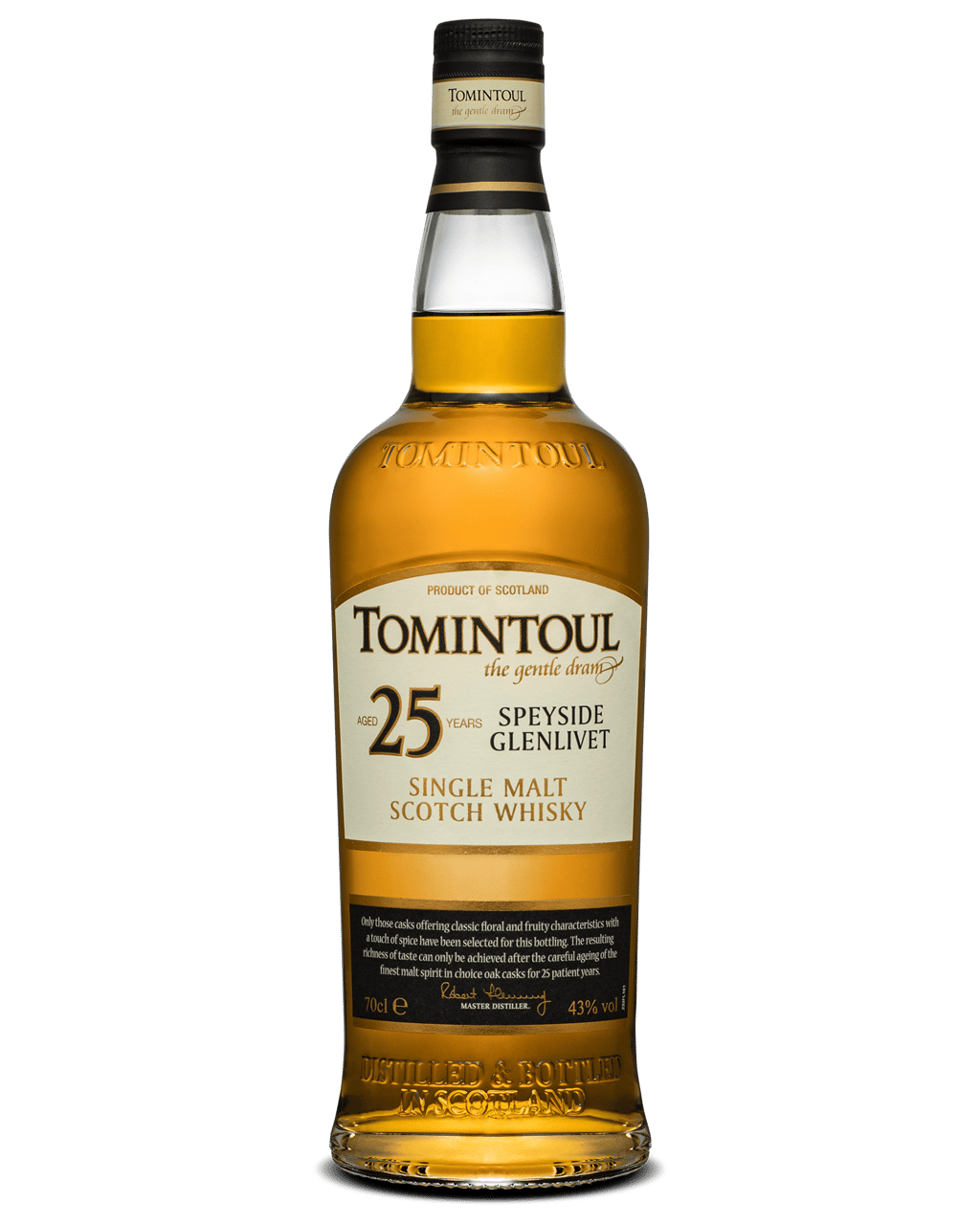 Buy Tomintoul 25yo Speyside Single Malt Scotch Whisky 700ml Online
