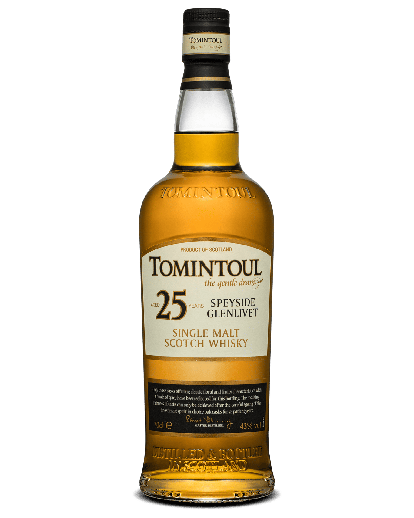 Buy Tomintoul 25yo Speyside Single Malt Scotch Whisky 700ml Online