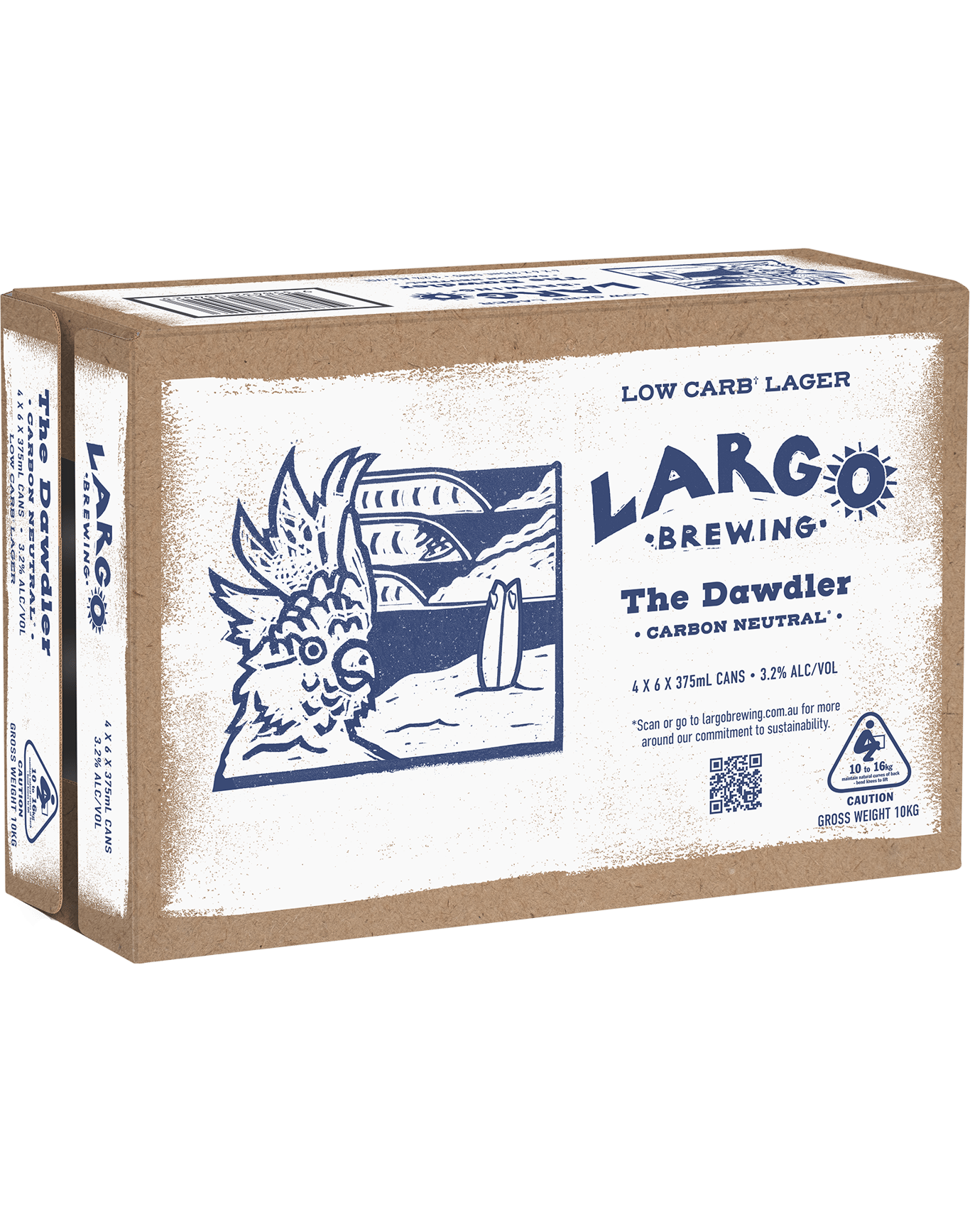 Buy Largo The Dawdler Low Carb Lager Cans 375ml Online (Lowest Price