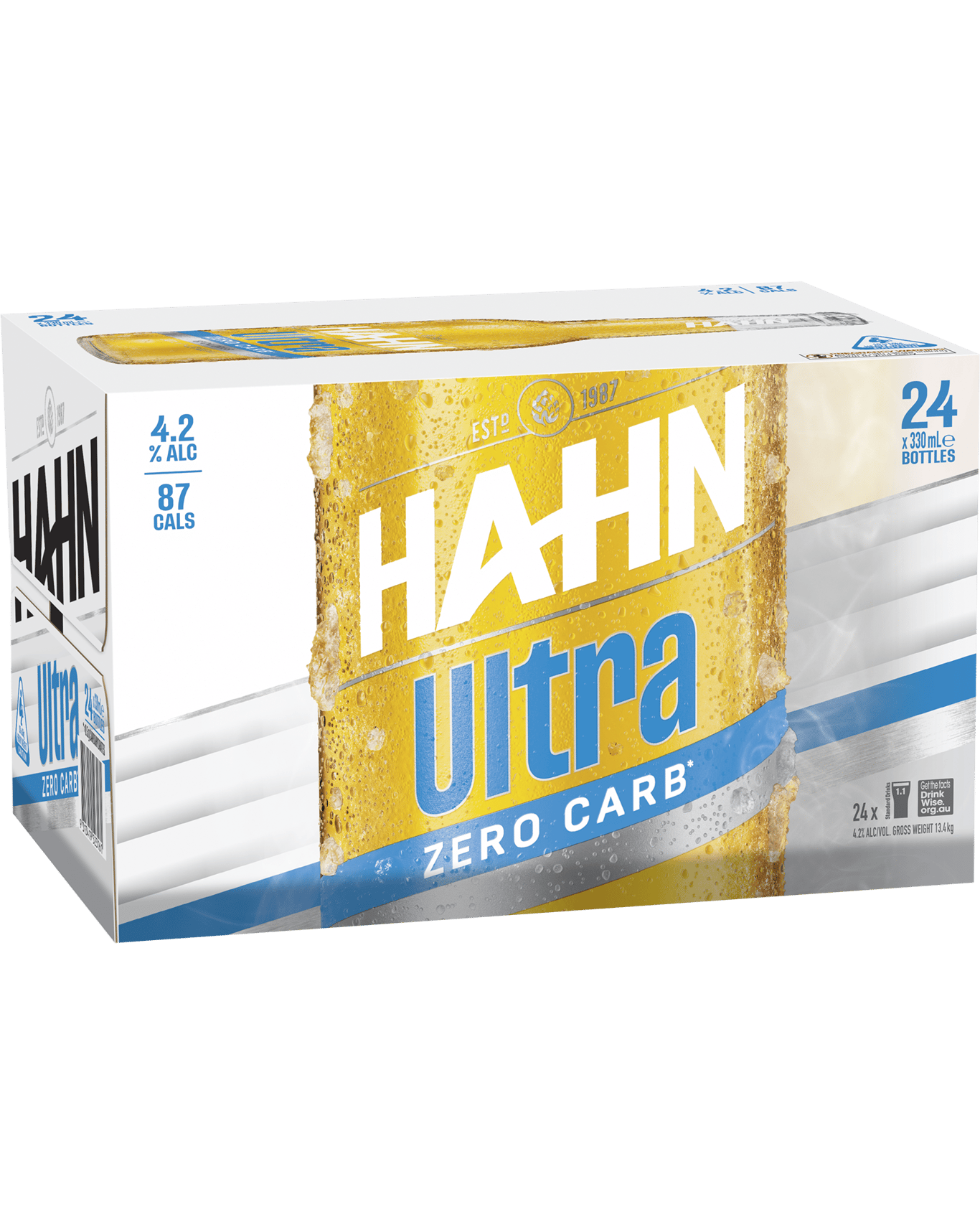 Buy Hahn Ultra Zero Carb Bottles 330ml Online @Lowest Price