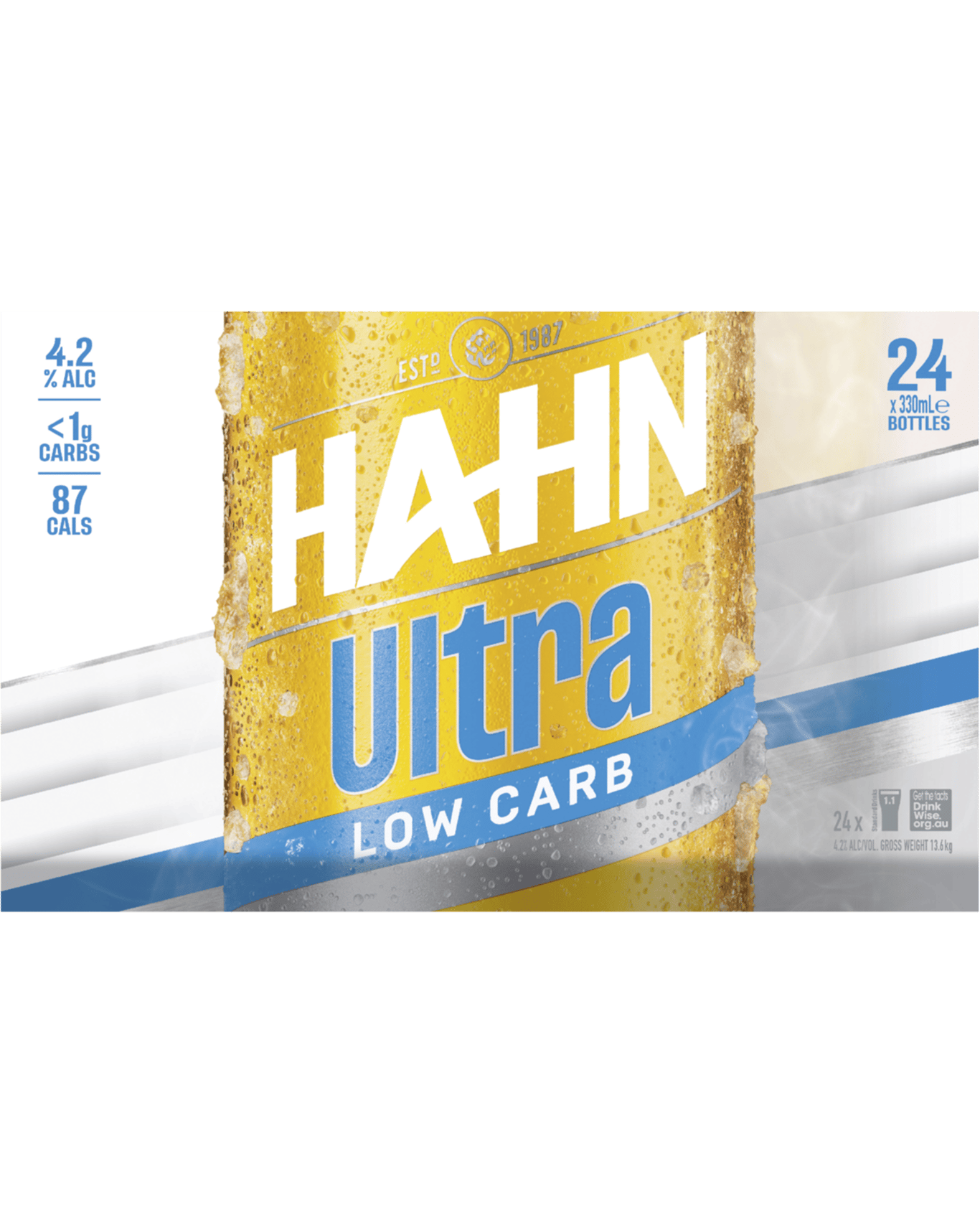 Buy Hahn Ultra Low Carb Bottles 330ml Online (Lowest Price Guarantee