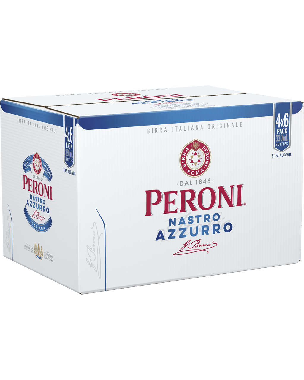 Buy Peroni Nastro Azzurro Bottles 330ml Online (Lowest Price Guarantee) Best Deals + Sameday