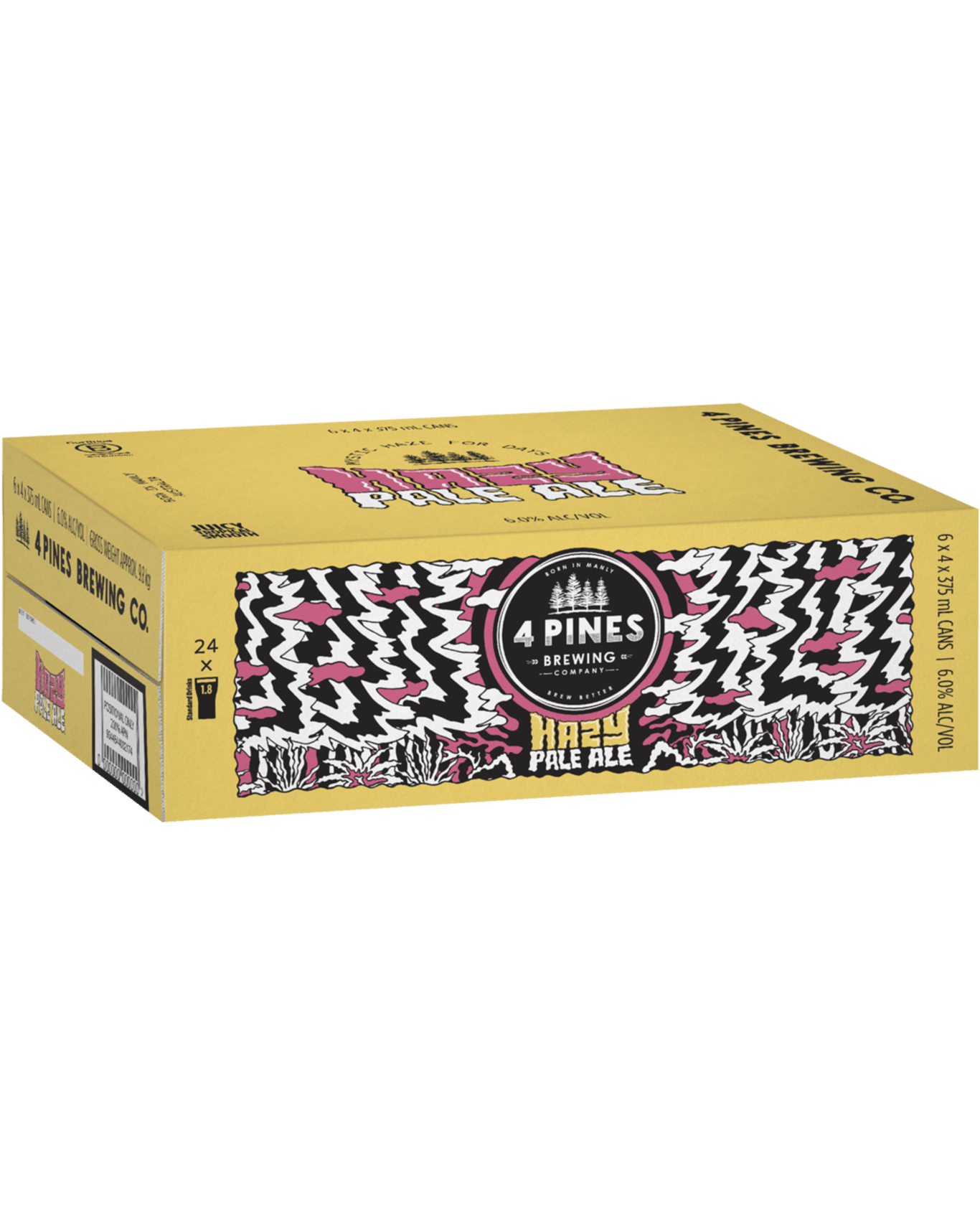 Buy 4 Pines Hazy Pale Ale Cans 375ml Online (Lowest Price Guarantee