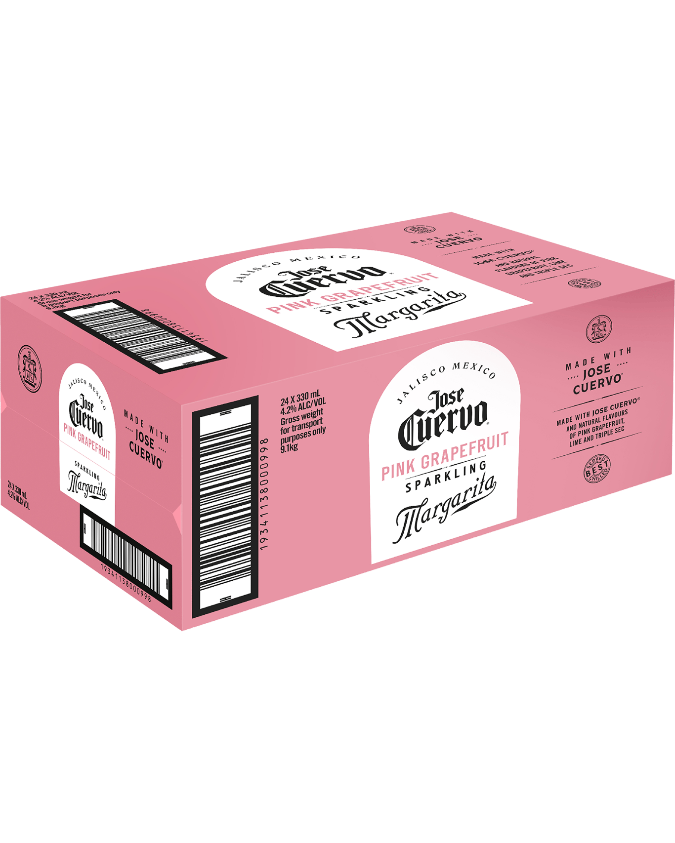 Buy Jose Cuervo Pink Grapefruit Sparkling Margarita Can 330 Ml Online