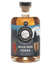  The Blue Mountains Gin<br>Company Wild Dog... 700ML Wild Dog Vodka with a slight taste of wood smoke, this vodka can be drunk neat over a cube of ice with a wege of orange or grapefruit, pairing well with grapefruit or blood orange soda