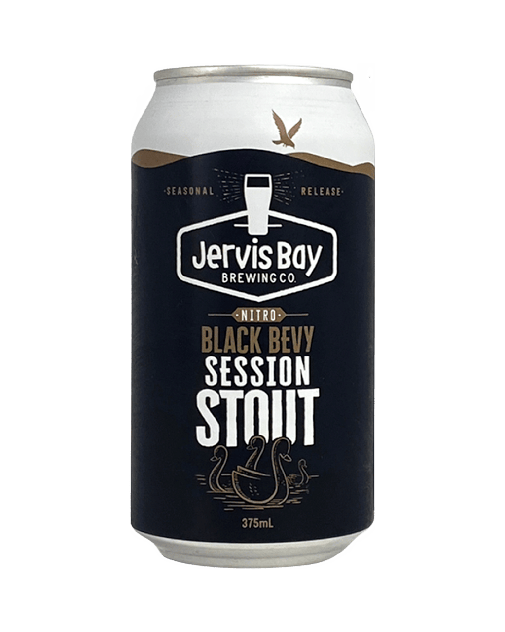 Buy Jervis Bay Brewing Co Black Bevy Nitro Session Stout Cans 375ml ...