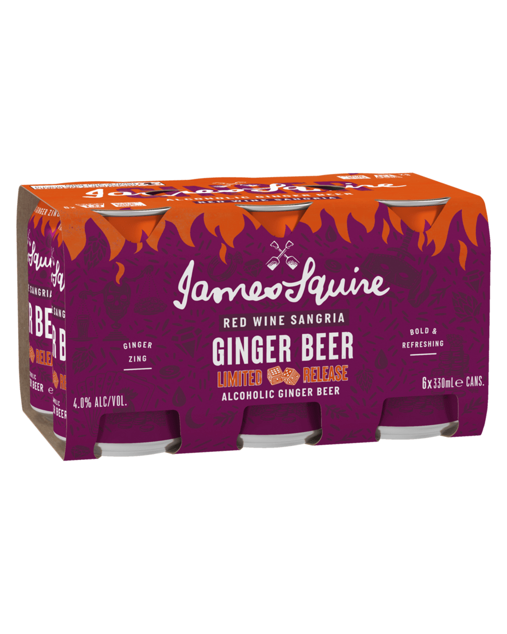 Buy James Squire Ginger Beer Red Wine Sangria Can 330ml Online Lowest   286367 2 