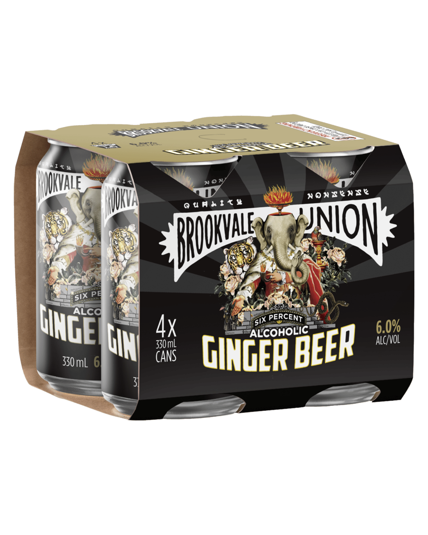 buy-brookvale-union-ginger-beer-6-can-330ml-online-unbeatable-prices