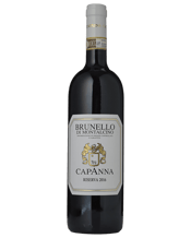  Capanna Riserva Brunello Di<br>Montalcino 2016  750ML Even in the interpretation of the Riserva Capanna reveals all the character of the North-East area of Montalcino. Nose of black currant, with touches of carob and toasted dried fruit, with a nice trace of gardenia at the end. The mouthfeel has density and tension, with brackish tannins and the return of undergrowth and small fruits of undergrowth. 100 points Luca Gardini