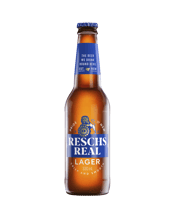  Reschs Real Lager Bottles<br>330ml  330ML An easy drinking yet full flavoured classic beer. Amber liquid with bright white foam, slight hoppy notes, trace fruity esters and toasted malt on aroma. The low to moderate bitterness is balanced by a rounded malt body.