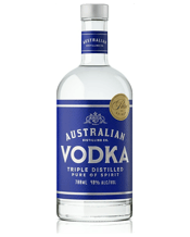  Australian Distilling Co.<br>Australian Vodka... 700ML Our flagship Vodka is handcrafted using triple distilled Australian grain spirit, before being re-distilled in tiny batches in copper pot stills. Filtered through charcoal and diluted using pristine Australian water sourced from natural springs. The result is a supremely smooth and elegant vodka that is pure of spirit.