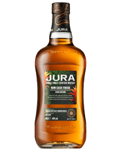  Jura Scotch Whisky Rum Cask<br>Finish 700ml  700ML An exotic single malt from Jura that was initially matured in American white oak ex-bourbon barrels before being finished in hand-selected Caribbean rum casks. The result is aromas of guava, toasted coconut, sugar-coated almonds, apricots and orange that fill the nose, complemented by notes of vanilla fudge, mango, banana, guava, sea salt and lime throughout the palate.