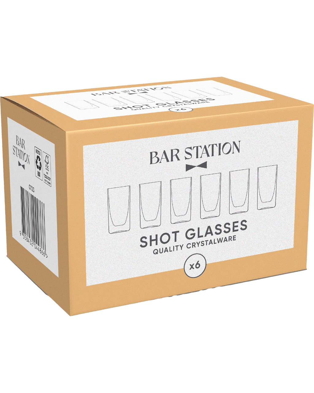 Buy Bar Station Shot Glasses 6 Pack Online (Lowest Price Guarantee