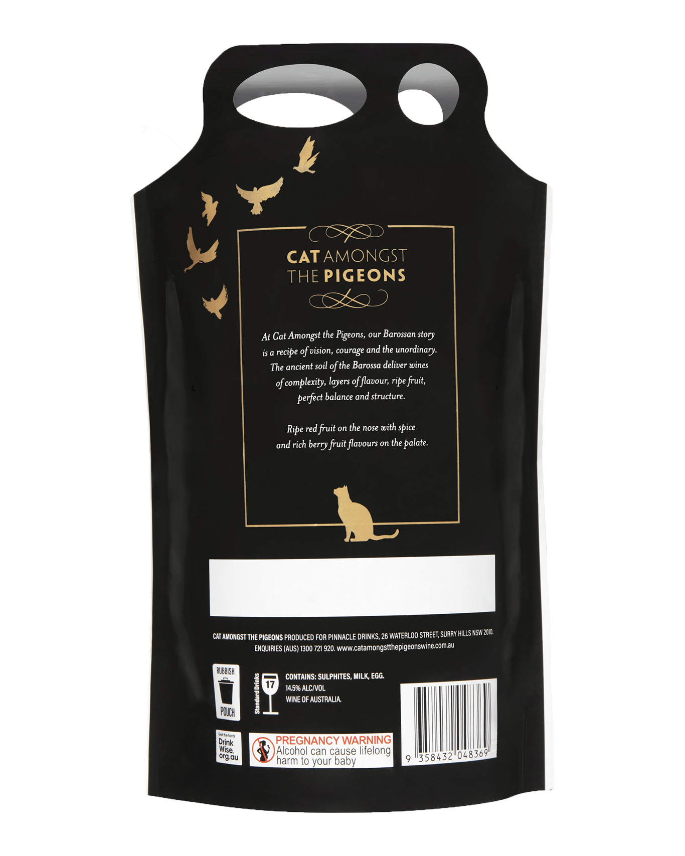 Buy Cat Amongst The Pigeons Shiraz Bagnum 1.5l Online (Lowest Price