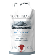  South Island White Mist<br>Sauvignon Blanc... 1500ML The South Island of New Zealand is home to great wine producing regions. Long, sun filled growing seasons and cool nights combine to produce the vibrant flavours. South Island Sauvignon Blanc is zesty and vibrant with tropical fruit, kaffir lime, lemongrass and herb aromas flowing onto the palate with generous fruit, juicy acidity and a fresh, dry finish.