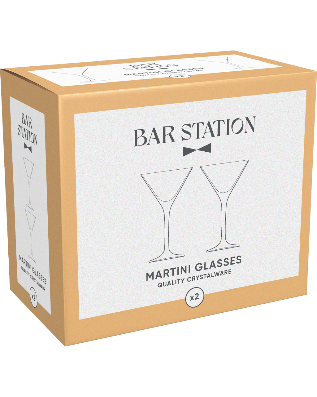 Buy Bar Station Martini Glasses 2 Pack Online (Lowest Price Guarantee