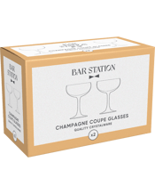  Bar Station Champagne Coupe<br>Glasses 2 Pack  1EA 