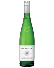  Belardent Picpoul De Pinet  750ML Made from one of the oldest Languedoc grapes, Belardent is an outstanding white wine from the Mediterranean sea shores. Carefully crafted according to Appellation winemaking specification, it also benefits from the winemaking history of its production area. Refreshing, it has lovely aromas of citrus and mineral flavours that will get along perfectly with seafood delights! The Picpoul de Pinet winegrowing area runs along the southern French coast, separated from the waves of the Mediterranean onl