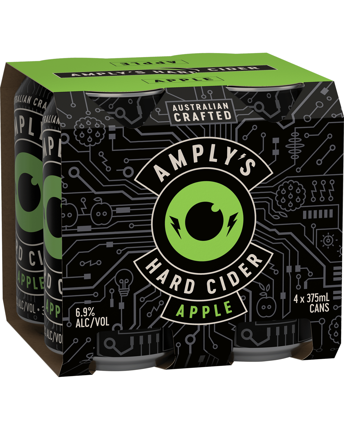 Buy Amplys Hard Apple Cider 6.9 Can 375ml Online (Lowest Price