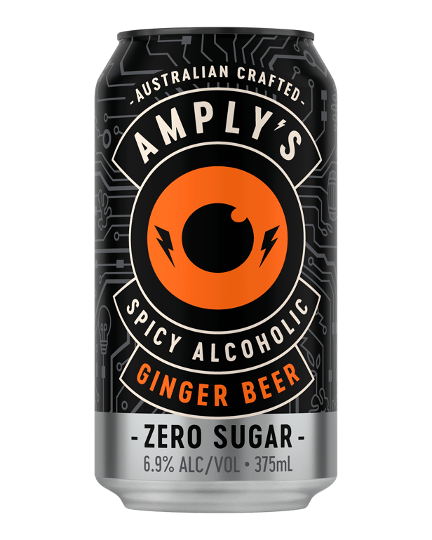Ginger Beer 6.9% Zero Sugar Cans 375mL