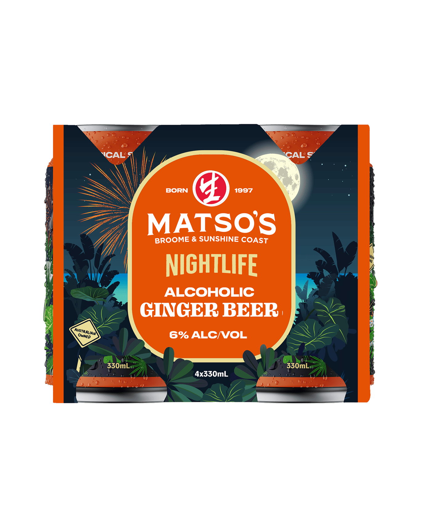 Buy Matso's Nightlife Alcoholic Ginger Beer Cans 330ml Online (Lowest