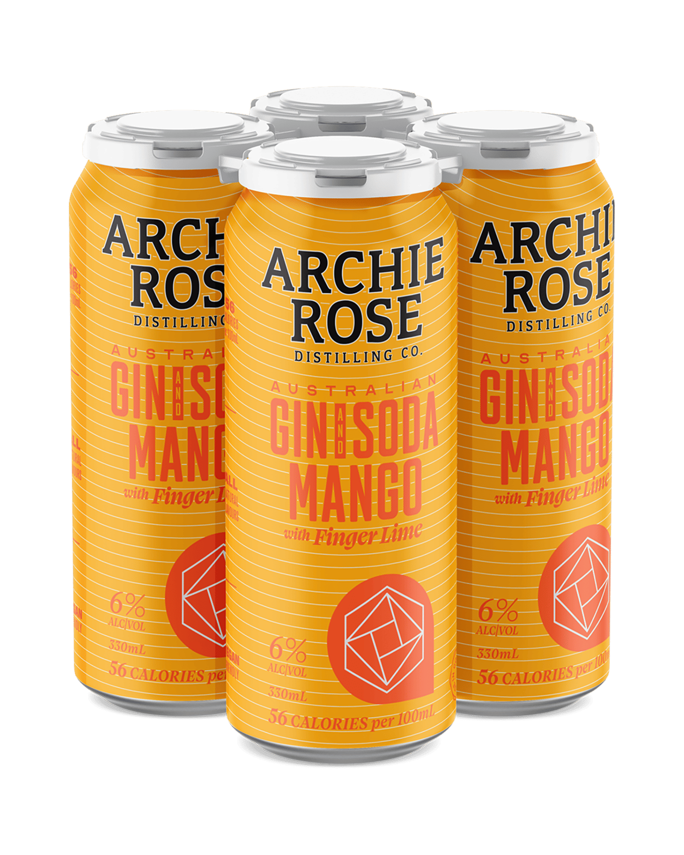 Buy Archie Rose Gin & Mango Soda Cans 330ml Online (Lowest Price