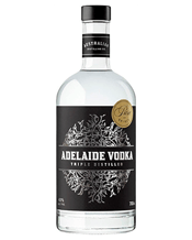  Australian Distilling Co.<br>Adelaide Vodka... 700ML Adelaide Vodka is a pure and sophisticated expression of an elegant city. Triple distilled from premium grapes and spring water from the Adelaide Hills, this artisan crafted spirit has a mouthfeel that can only be achieved through small batch distillation in copper pot stills.