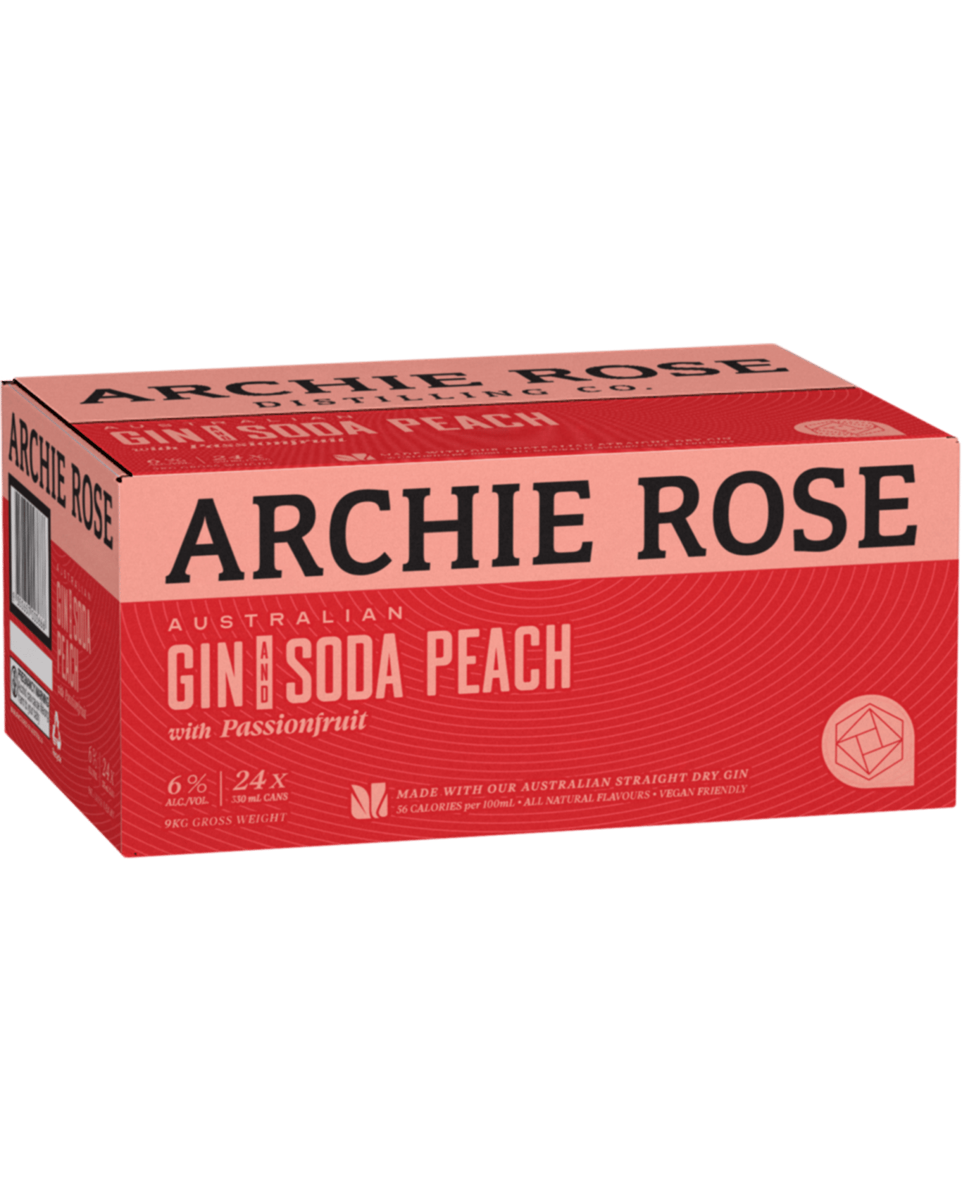 Buy Archie Rose Gin & Peach Soda Cans 330ml Online @Lowest Price