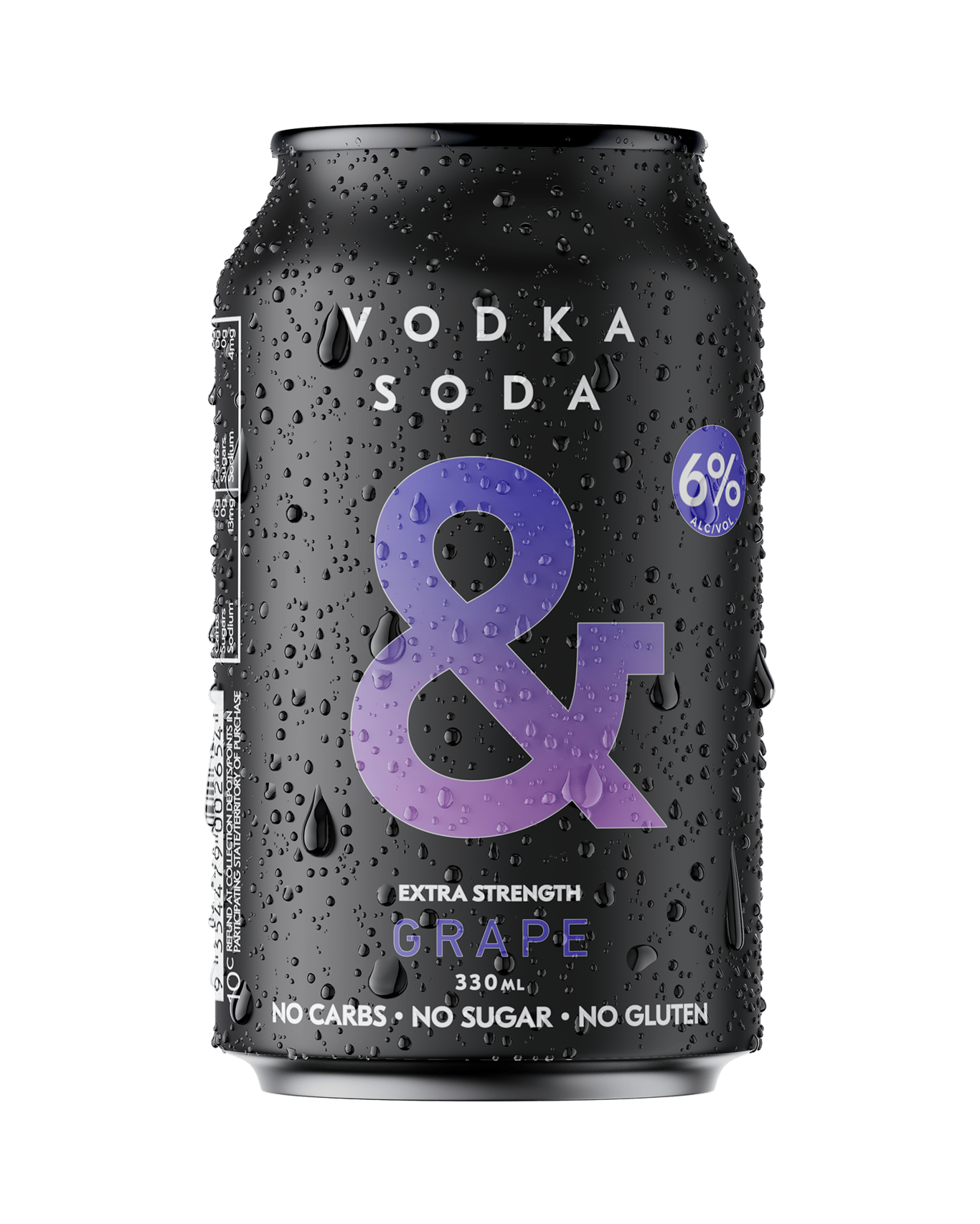 Buy Ampersand Vodka Soda & Grape 6 Cans 330ml Online (Lowest Price