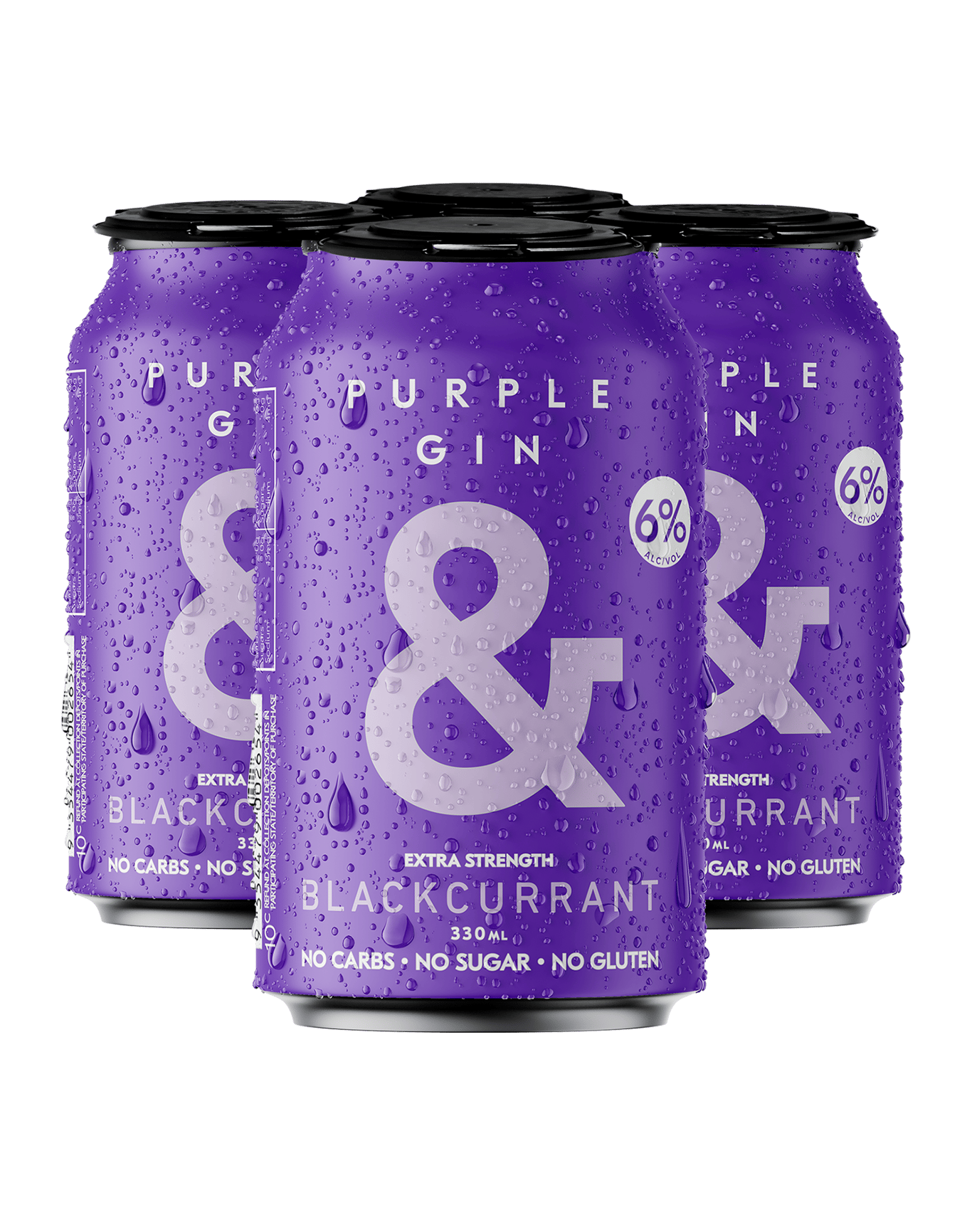 Buy Ampersand Purple Gin Soda & 6 Cans 330ml Online (Lowest Price