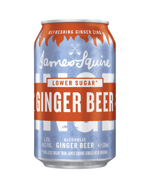 Lower Sugar Ginger Beer Cans 330mL