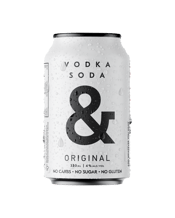 Ampersand Vodka Soda &<br>Original 4% Cans... 330ML Crafted with premium NSW-distilled vodka for exceptional smoothness, this beverage is perfectly blended with soda water. Free from sugar, carbs, and gluten, it caters to the growing health-conscious consumer and those seeking a refreshing, guilt-free drink. Enjoy it chilled straight from the can, or unleash your inner mixologist and create unique cocktails to impress your friends.<br><br><br><br><br><br><br><br>*Please note that some stock may arrive as alluminium bottles when ordered.