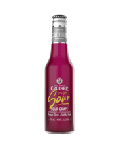 Vodka Cruiser Sour Grape<br>Bottles 275ml 275ML Sour grape flavour combined with Vodka Cruiser’s trademark premium triple distilled Vodka.