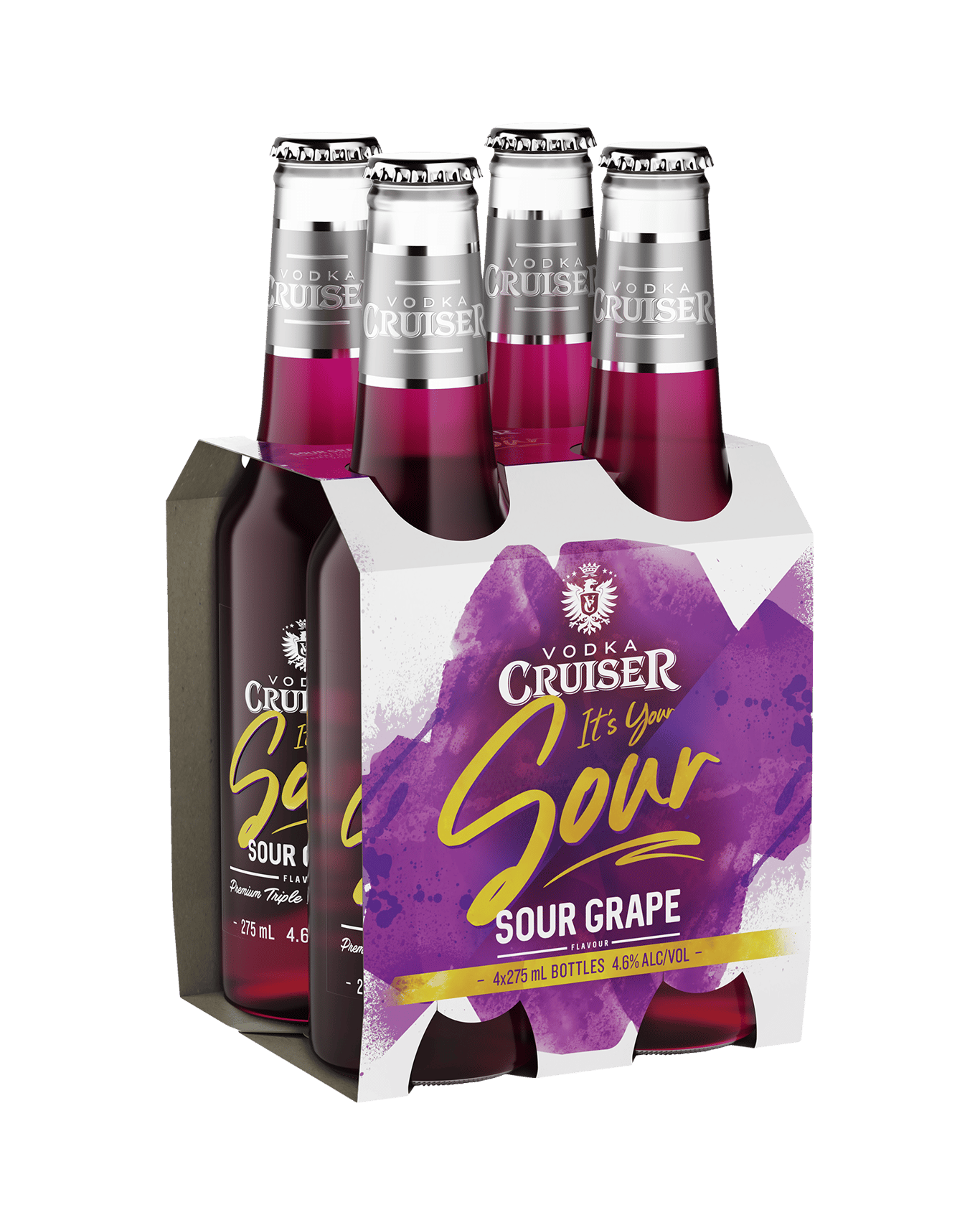 Buy Vodka Cruiser Sour Grape Bottles 275ml Online (Lowest Price
