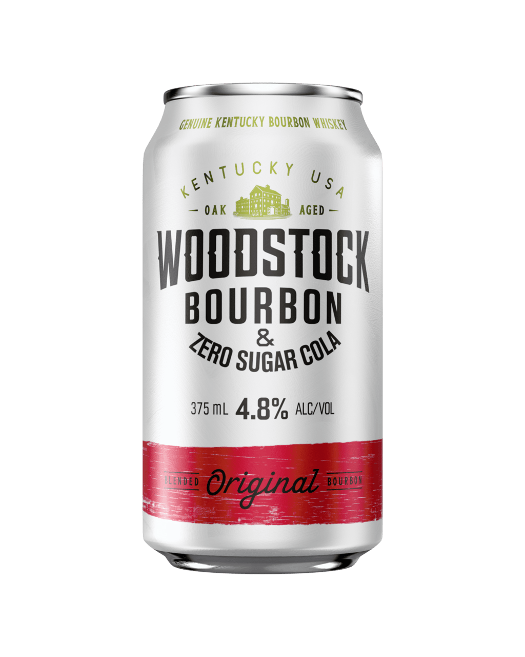 Buy Woodstock Bourbon & Zero Sugar Cola Can 375ml Online (Lowest Price