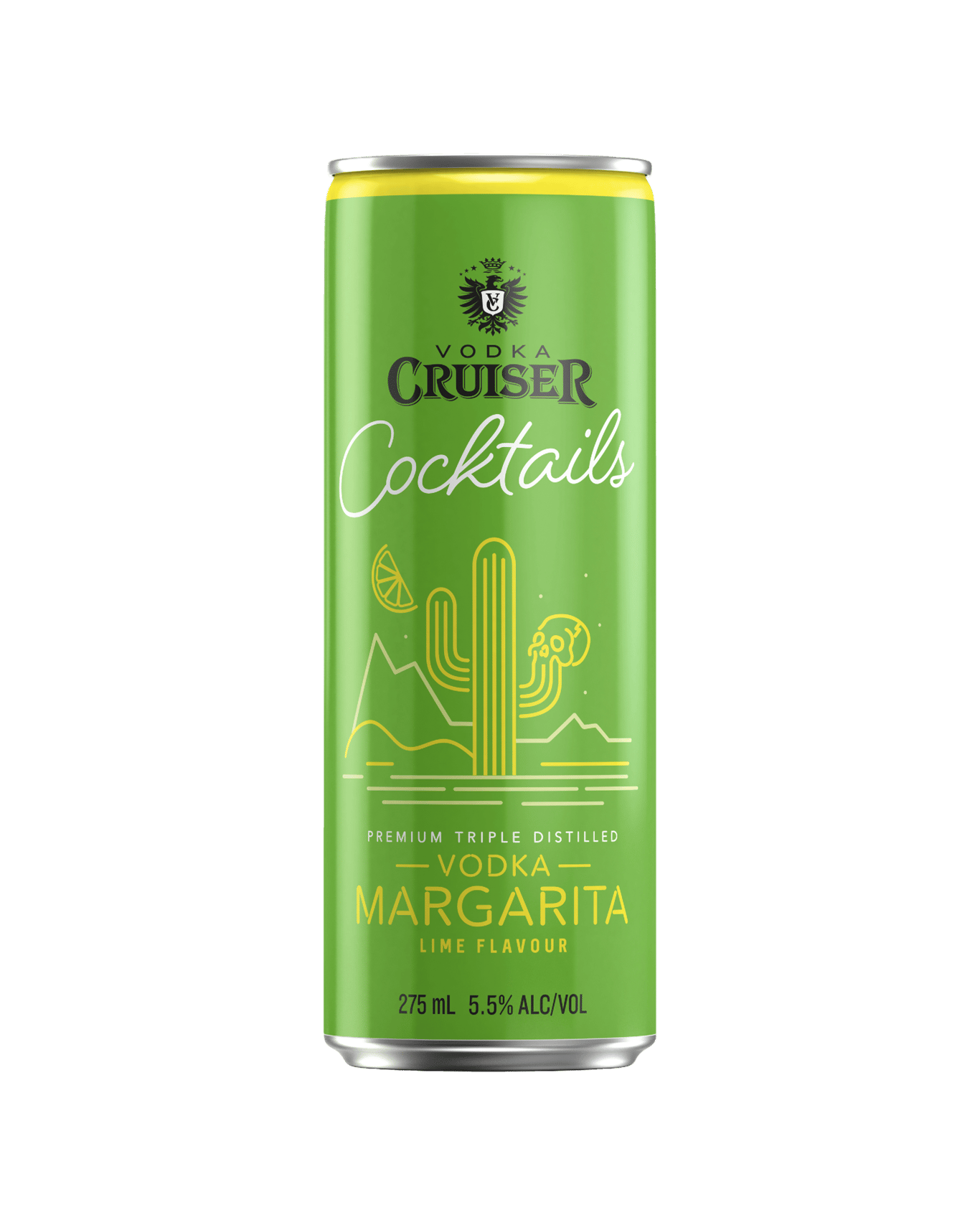 Buy Vodka Cruiser Cocktails Lime Margarita Cans 275ml Online (Lowest