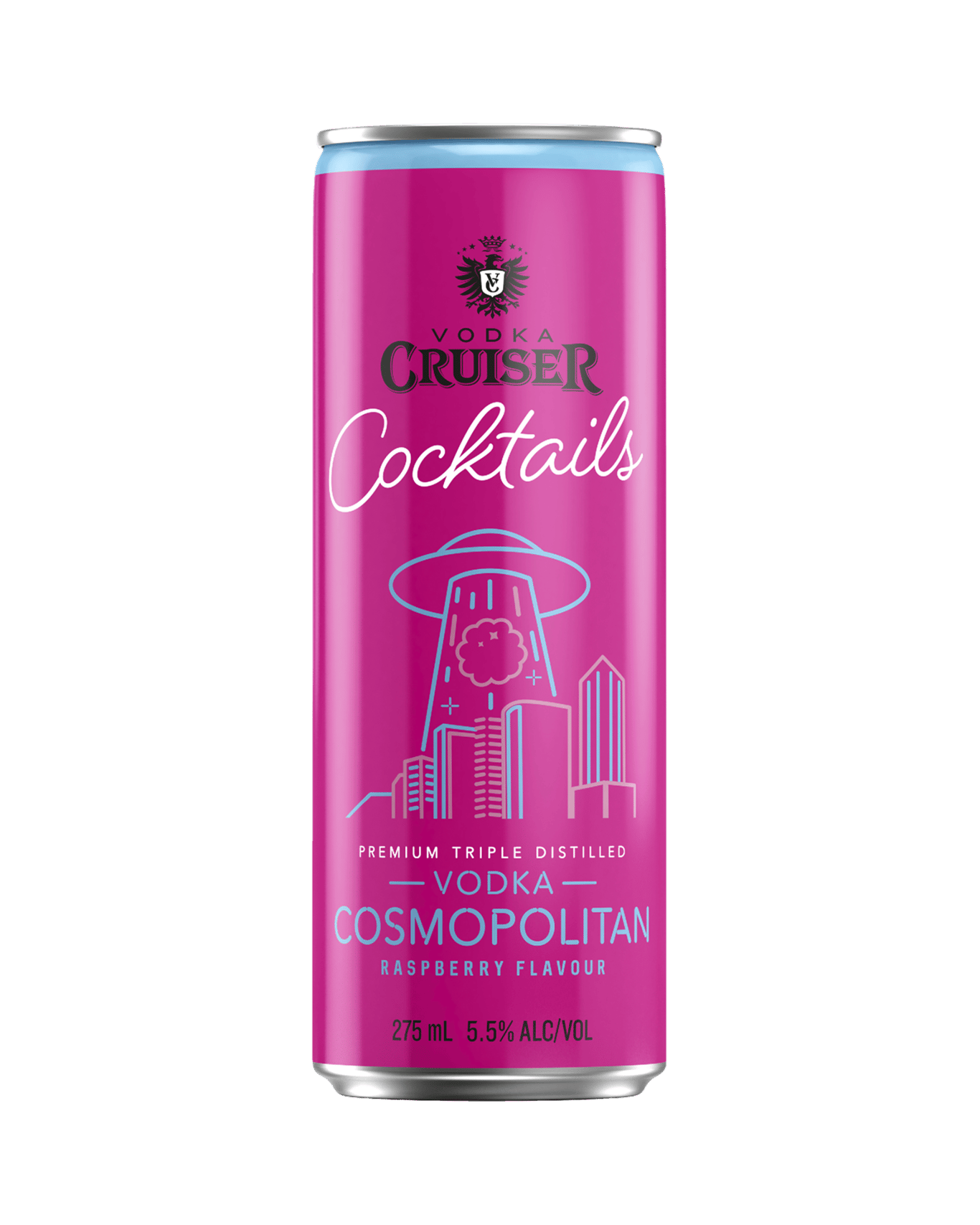 Buy Vodka Cruiser Cocktails Raspberry Cosmopolitan Cans 275ml Online