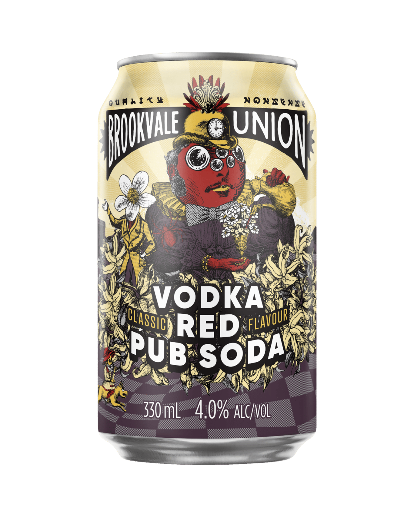 Buy Brookvale Union Vodka Red Pub Soda Cans 330ml Online (Lowest Price