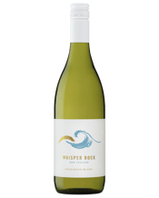  Whisper Rock New Zealand<br>Sauvignon Blanc... 750ML Introducing Whisper Rock, inspired by New Zealand's breathtaking and rocky landscapes. Embrace the magic of Whisper Rock, and let its whispered enchantment guide you on a wine experience like no other. This Sauvignon Blanc reveals tropical and grassy aromas with fresh fruit and citrus flavours. On the palate a crisp and zesty acidity.