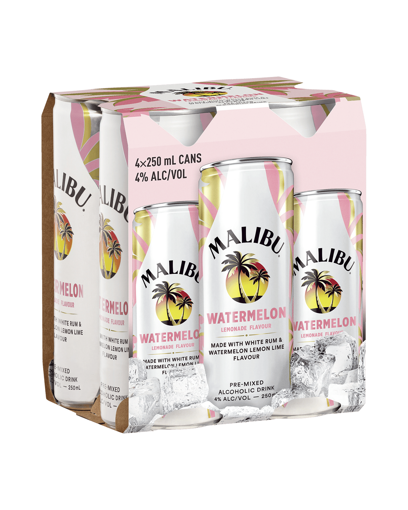 Buy Malibu Watermelon Lemonade Can 250ml Online (Lowest Price Guarantee