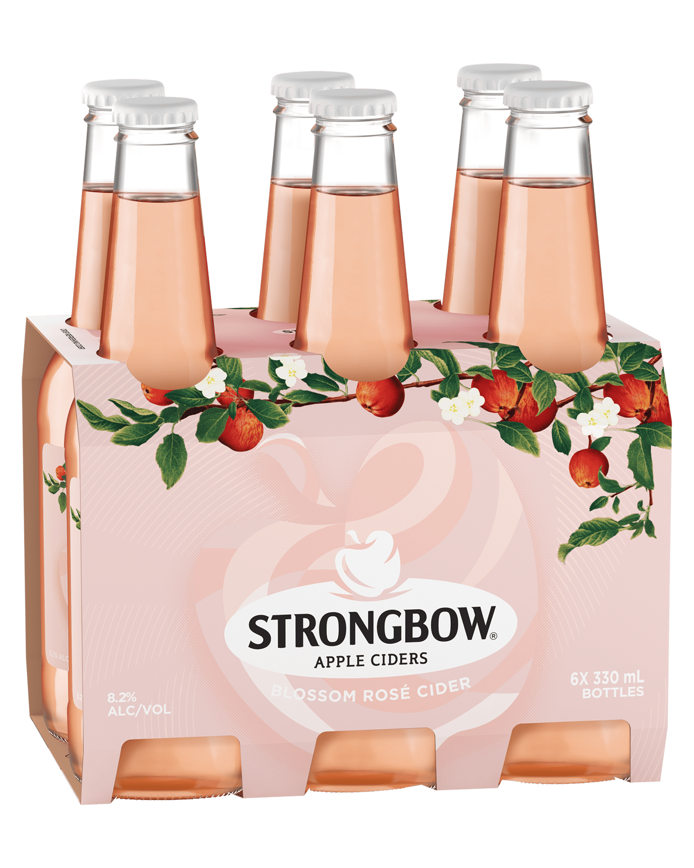 Buy Strongbow Blossom Rosé Cider Bottles 330ml Online (Lowest Price